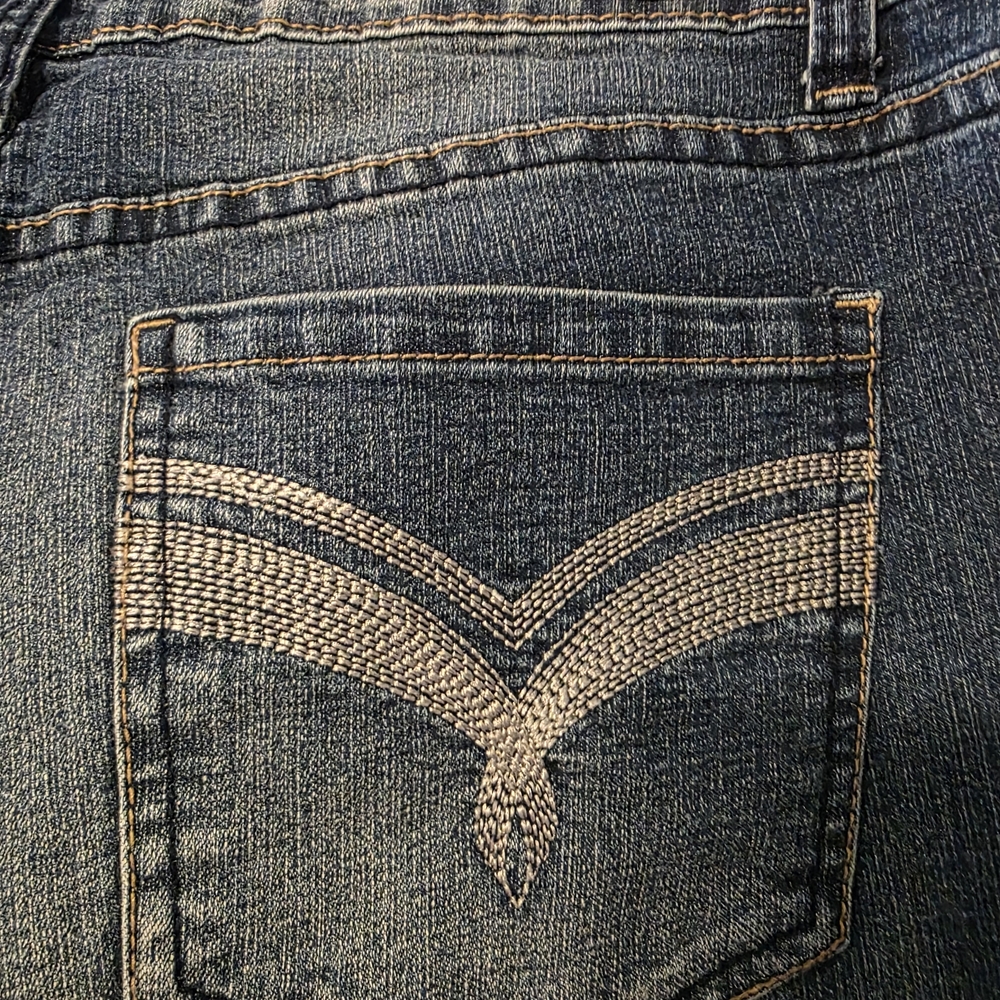 Royalty For Me Women's Straight Leg Blue Jeans    NWOT                       #11 - Picture 3 of 6